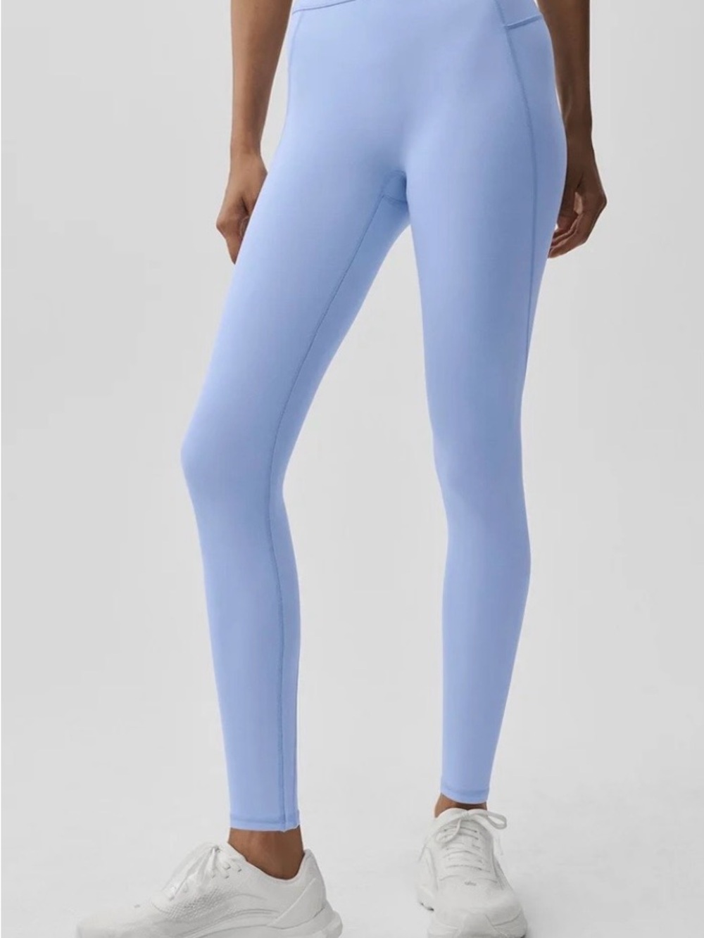 Airbrush High-Waist 7/8 Better Together Legging.Size.S.Color.ligth blue and wh